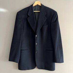 Bigsby & Kruthers Loro Piana Cashmere Blazer Sport Jacket Canada Union Navy 40*